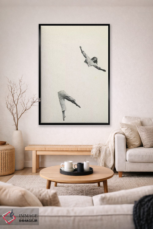 تابلو مینیمال قطع ارتباط اثر ریچارد وروجز - D2B