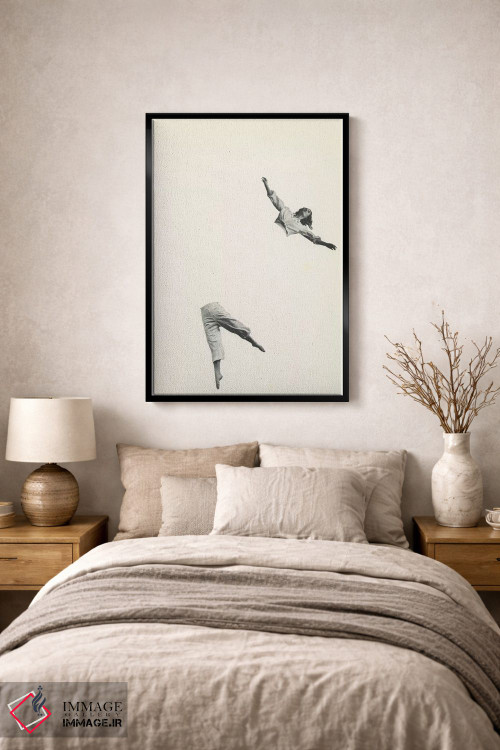 تابلو مینیمال قطع ارتباط اثر ریچارد وروجز - D3B