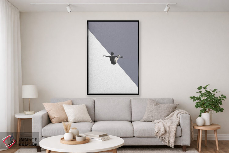 تابلو مینیمال غواص اثر ریچارد وروجز - D2B