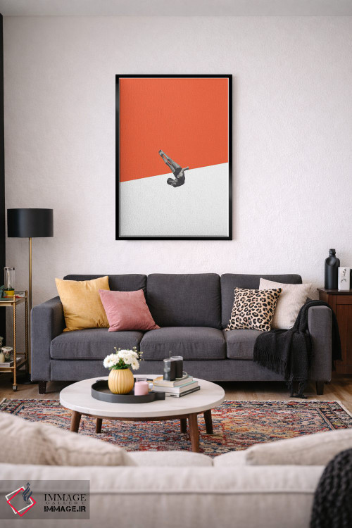 تابلو مینیمال غواص اثر ریچارد وروجز - D4B