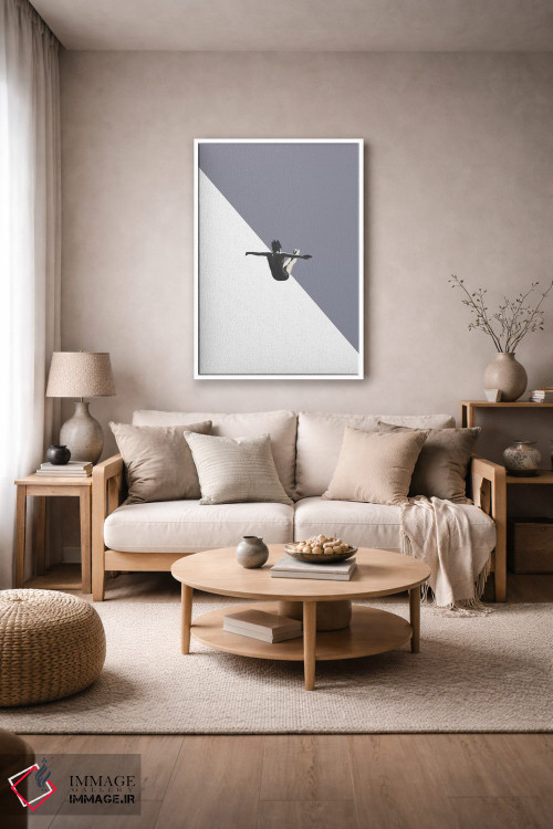 تابلو مینیمال غواص اثر ریچارد وروجز - D4W