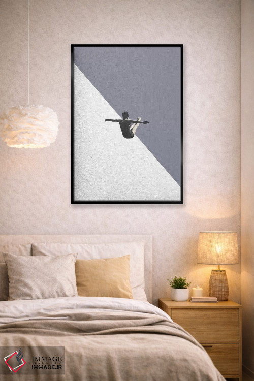 تابلو مینیمال غواص اثر ریچارد وروجز - D3B