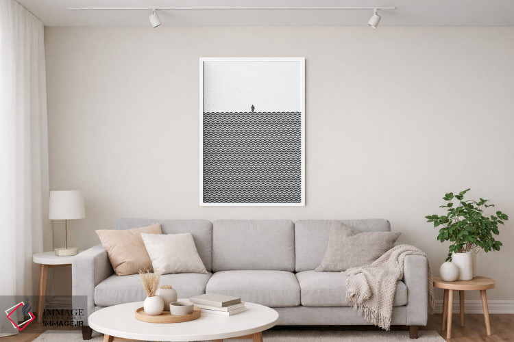 تابلو مینیمال منطقه اثر ریچارد وروجز - D4W