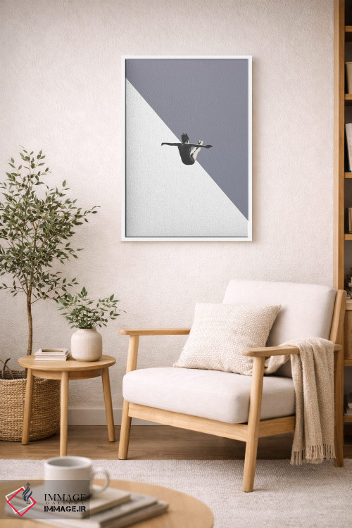 تابلو مینیمال غواص اثر ریچارد وروجز - D5W