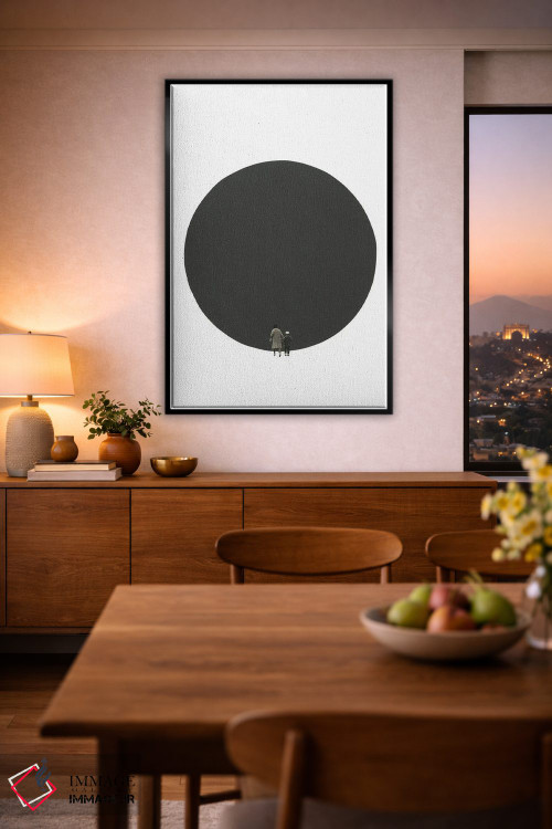 تابلو انتزاعی دوباره بیرون رفتن اثر ریچارد وروجز - D2B