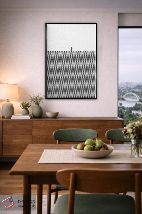 تابلو مینیمال منطقه اثر ریچارد وروجز - D6B