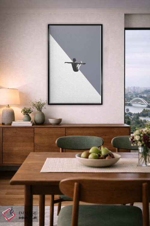 تابلو مینیمال غواص اثر ریچارد وروجز - D6B