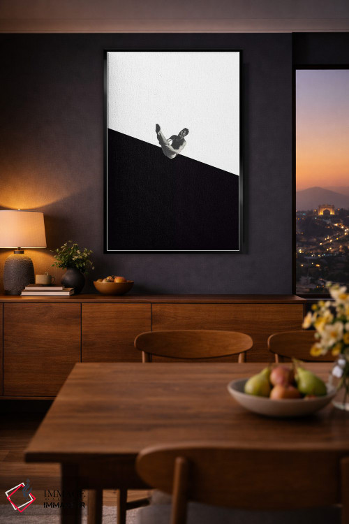 تابلو مینیمال غواص اثر ریچارد وروجز - D1B