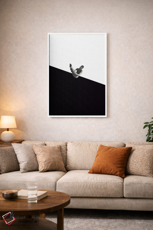 تابلو مینیمال غواص اثر ریچارد وروجز - D2W