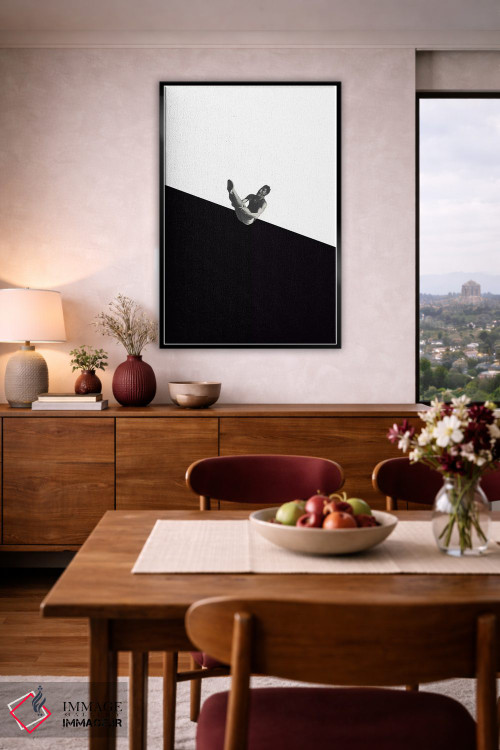 تابلو مینیمال غواص اثر ریچارد وروجز - D3B