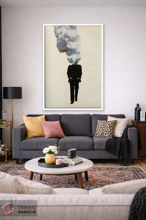 تابلو مینیمال آدم غیرقابل پیش بینی اثر ریچارد وروجز - D1W