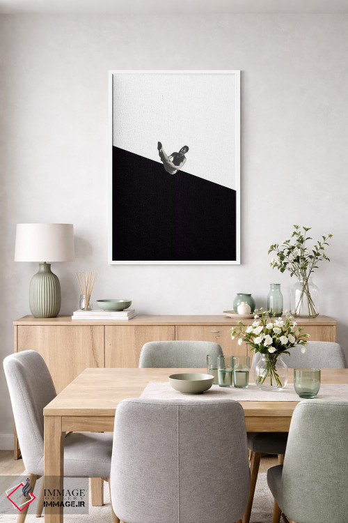 تابلو مینیمال غواص اثر ریچارد وروجز - D5W