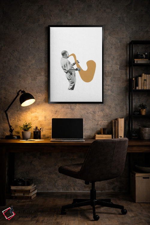 تابلو مدرن بازیکن اثر ریچارد وروجز - D6B