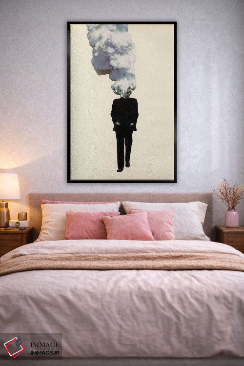تابلو مینیمال آدم غیرقابل پیش بینی اثر ریچارد وروجز - D2B