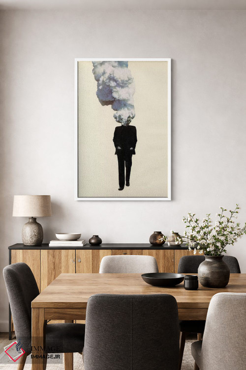 تابلو مینیمال آدم غیرقابل پیش بینی اثر ریچارد وروجز - D3W