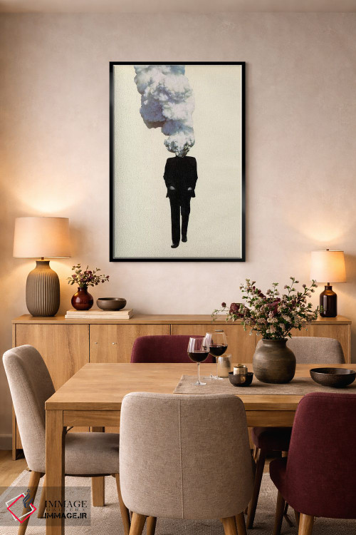 تابلو مینیمال آدم غیرقابل پیش بینی اثر ریچارد وروجز - D5B