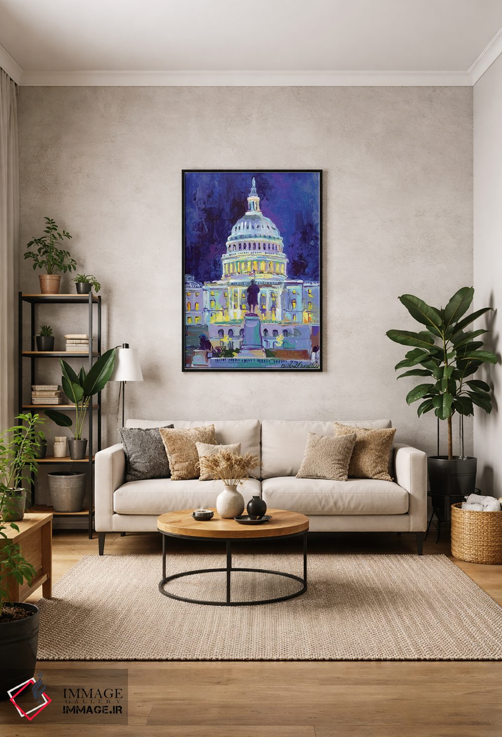 تابلو دکوراتیو D.C.,واشنگتن دی سی اثر ریچارد والیش - D1B