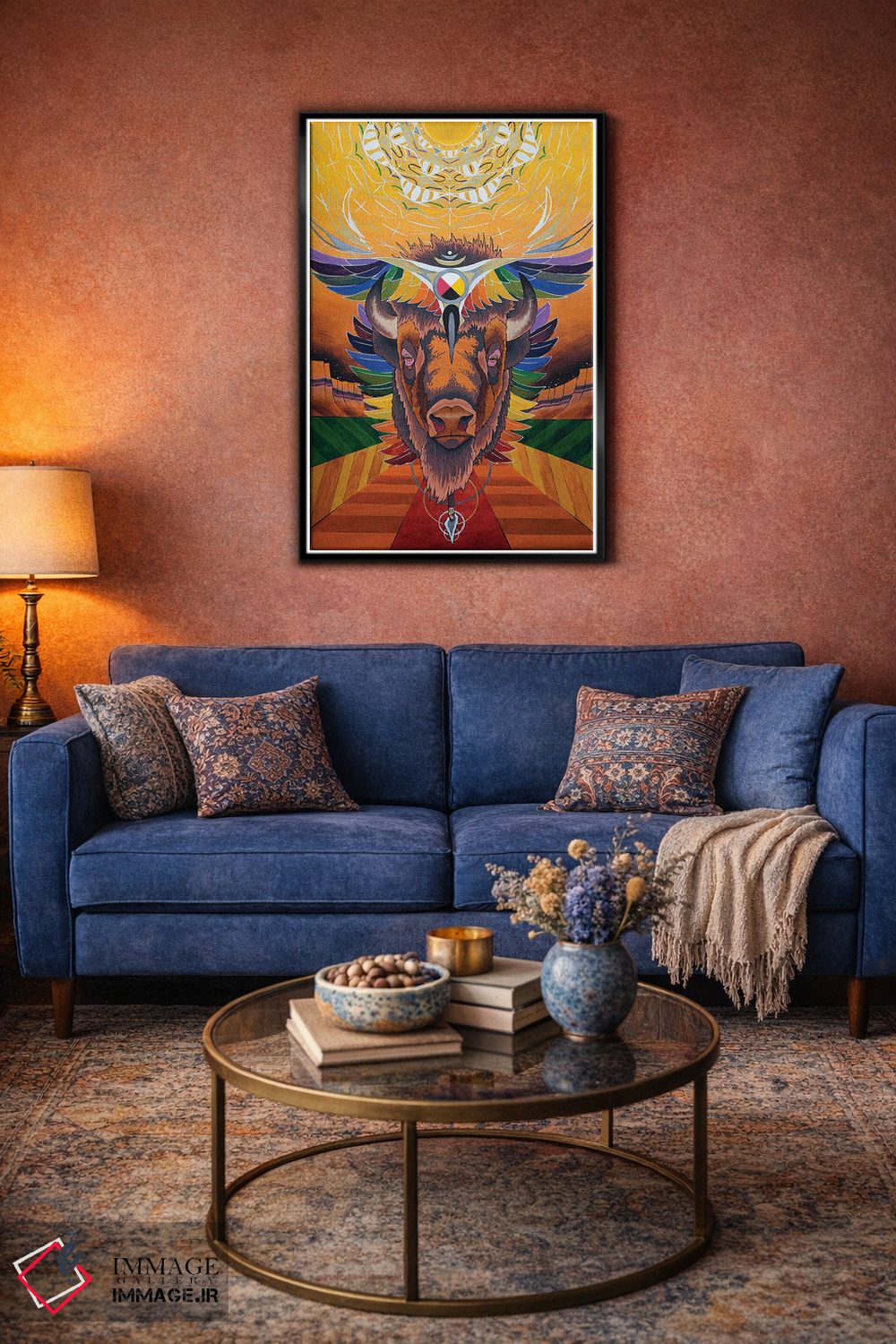 تابلو دکوراتیو واکان تانکا اثر رایان بلوم - D4B