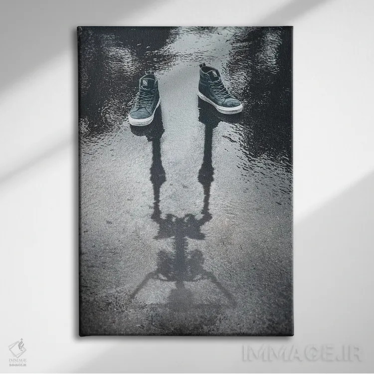 تابلو دکوراتیو روزی جایی اثر شاون رایکن - نمای روبهرو روی دیوار