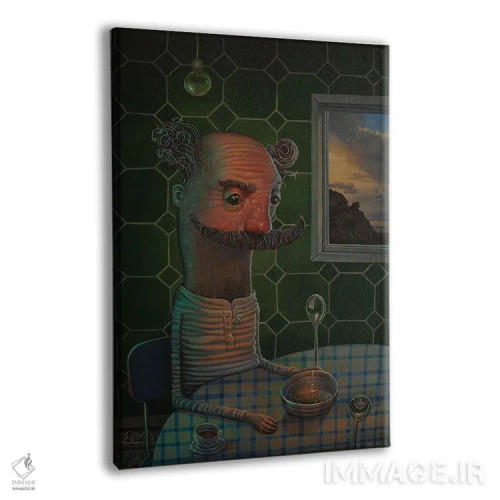 تابلو دکوراتیو فرنی و نمک اثر روری میچل - نمای پرسپکتیو محصول
