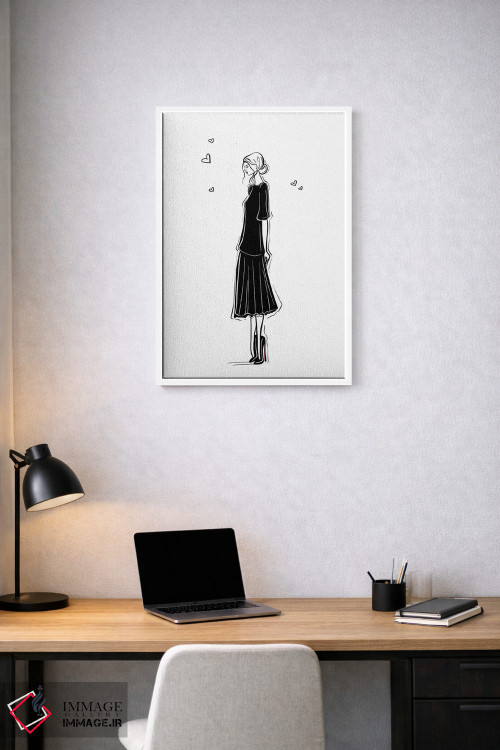 تابلو دکوراتیو بیزو با الهام از دهه ۱۹۲۰ اثر سابینا فن - D1W