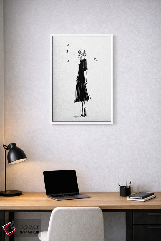 تابلو دکوراتیو بیزو با الهام از دهه ۱۹۲۰ اثر سابینا فن - D1W