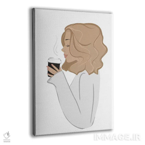 تابلو دکوراتیو Light-Skinned, Blonde Hair,استراحت قهوه، پوست روشن، موهای بلو… اثر سابینا فن - نمای پرسپکتیو محصول