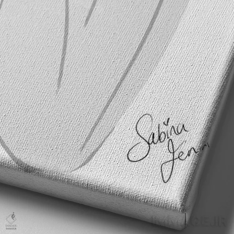 تابلو دکوراتیو Light-Skinned, Brunette Hair,استراحت قهوه، پوست روشن، موهای ق… اثر سابینا فن - نمای نزدیک بافت بوم