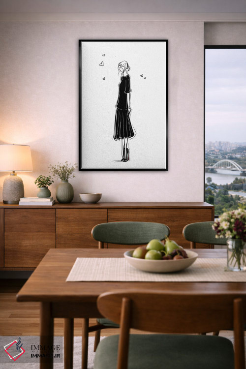 تابلو دکوراتیو بیزو با الهام از دهه ۱۹۲۰ اثر سابینا فن - D6B