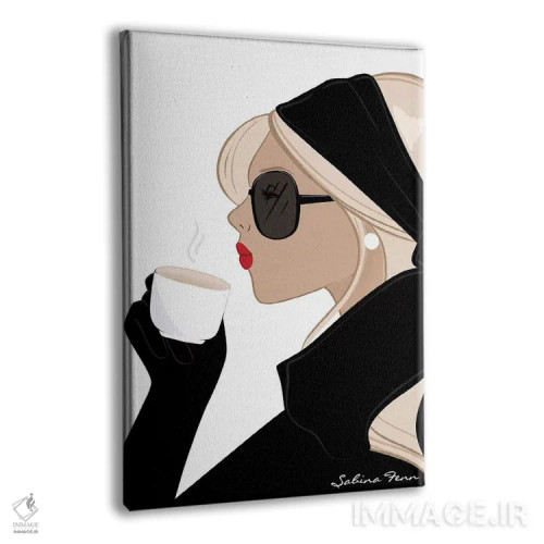 تابلو دکوراتیو Light-Skinned, Blonde Hair,شیک اسپرسو، پوست روشن، موهای بلوند اثر سابینا فن - نمای پرسپکتیو محصول