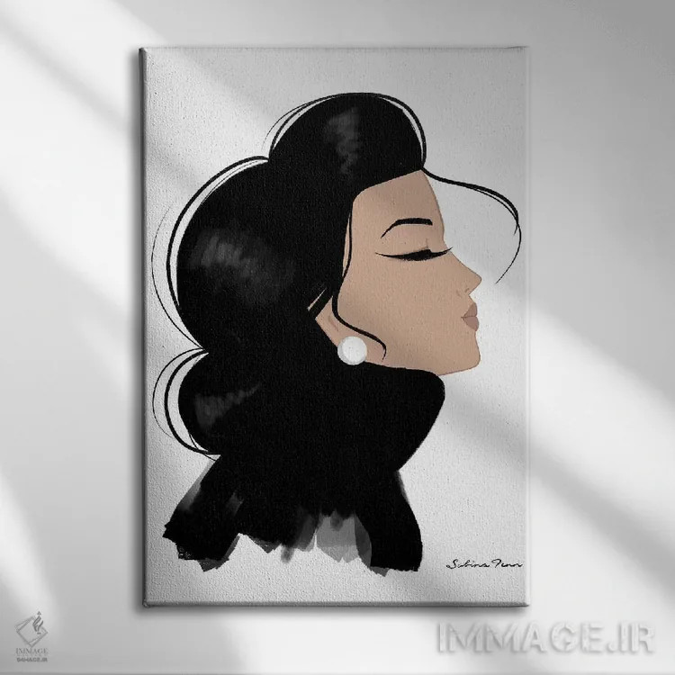 تابلو دکوراتیو ایزابلا اثر سابینا فن - نمای روبهرو روی دیوار
