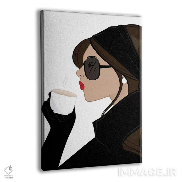 تابلو دکوراتیو Light-Skinned, Brunette Hair,شیک اسپرسو، پوست روشن، موهای قهو… اثر سابینا فن - نمای پرسپکتیو محصول