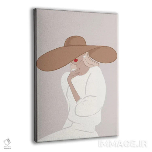 تابلو دکوراتیو Light-Skinned, Blonde Hair,کلاه لبه دار، پوست روشن، موهای بلو… اثر سابینا فن - نمای پرسپکتیو محصول