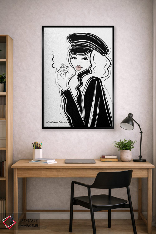 تابلو دکوراتیو سیگار اثر سابینا فن - D2B