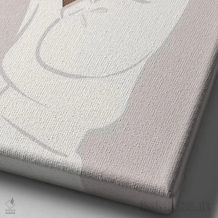 تابلو دکوراتیو Dark-Skinned, Black Hair,کلاه لبه دار، پوست تیره، موهای مشکی اثر سابینا فن - نمای نزدیک بافت بوم