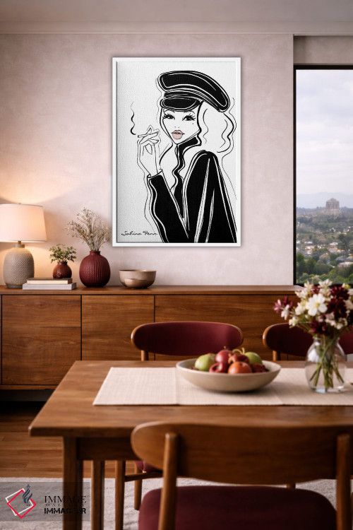 تابلو دکوراتیو سیگار اثر سابینا فن - D3W