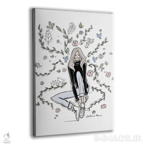 تابلو دکوراتیو رویابین کوچک اثر سابینا فن - نمای پرسپکتیو محصول