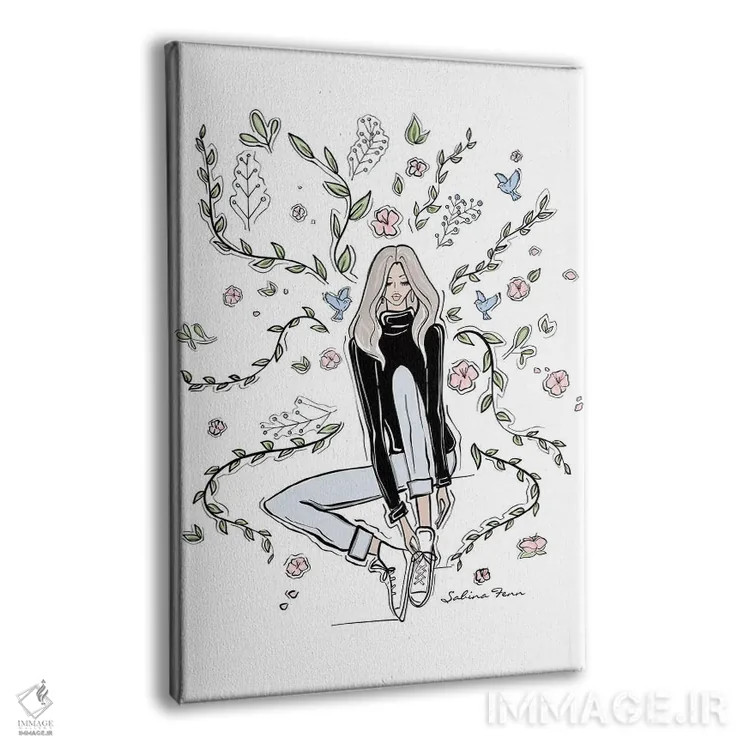 تابلو دکوراتیو رویابین کوچک اثر سابینا فن - نمای پرسپکتیو محصول