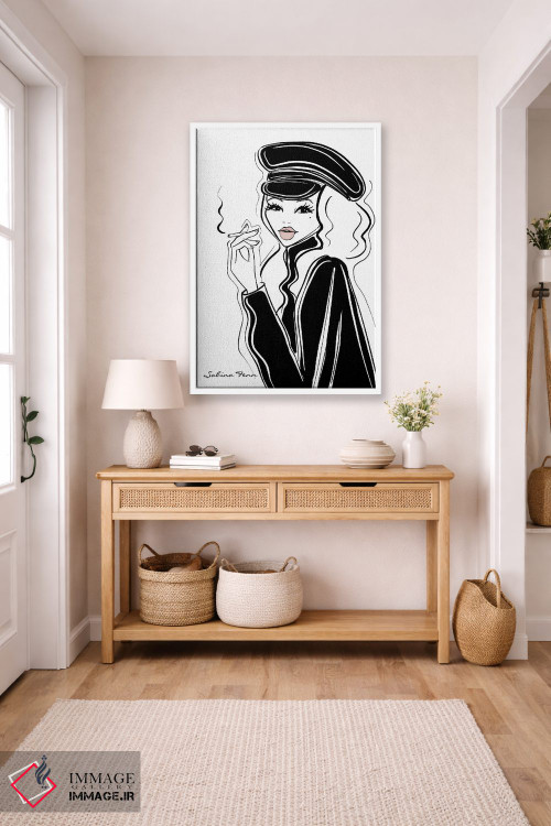 تابلو دکوراتیو سیگار اثر سابینا فن - D5W