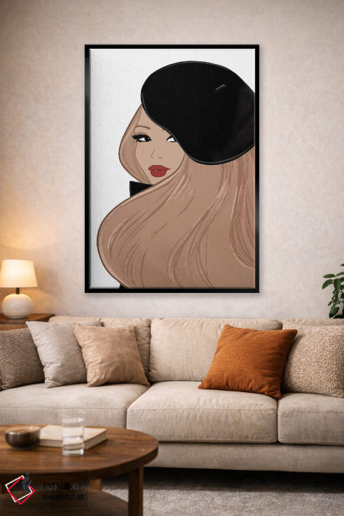 تابلو دکوراتیو مانند یک پاریسی اثر سابینا فن - D1B