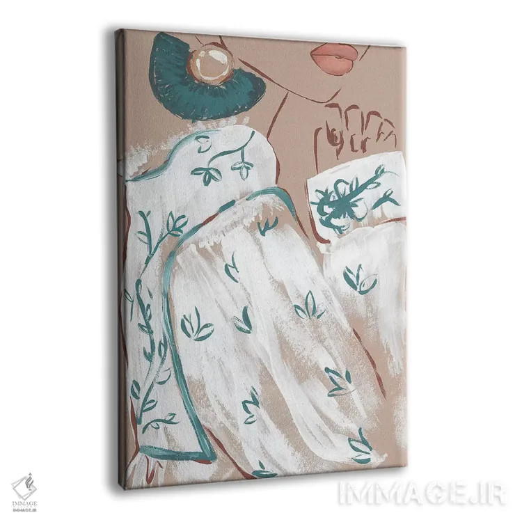 تابلو دکوراتیو آستین بوهو اثر سابینا فن - نمای پرسپکتیو محصول