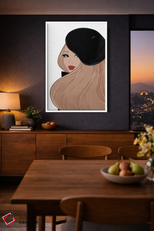 تابلو دکوراتیو مانند یک پاریسی اثر سابینا فن - D3W