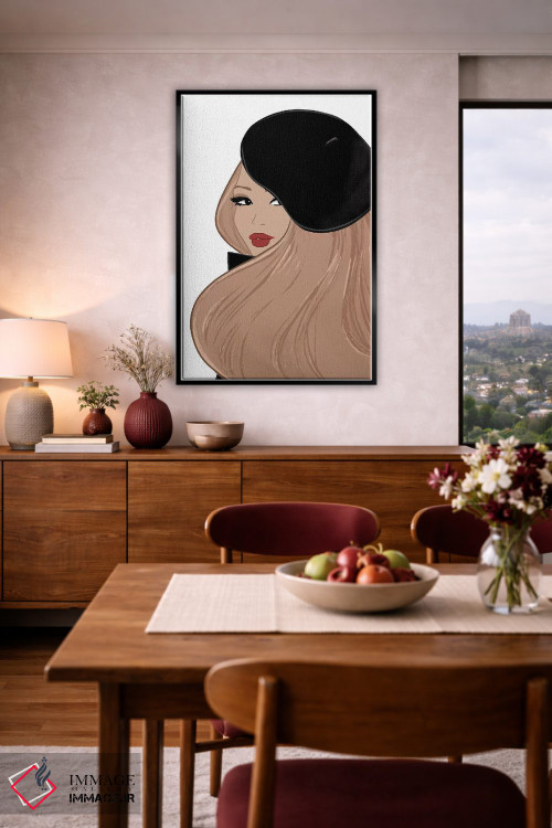 تابلو دکوراتیو مانند یک پاریسی اثر سابینا فن - D5B