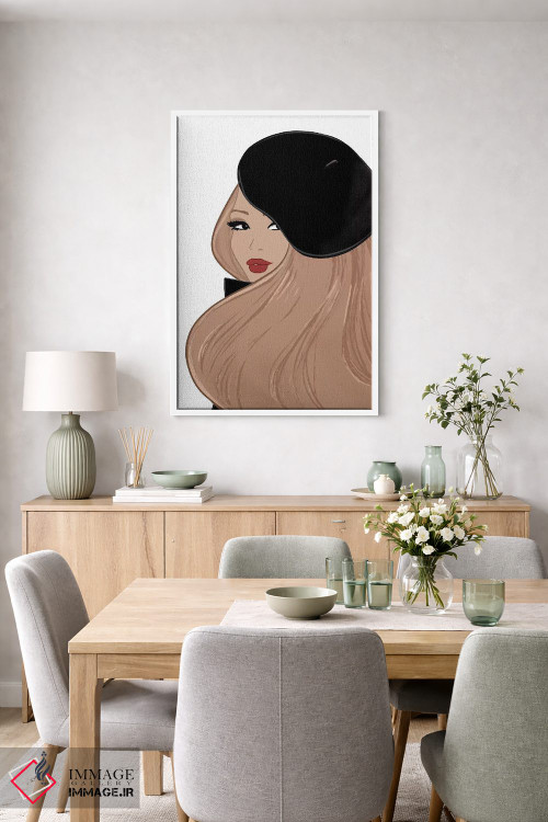 تابلو دکوراتیو مانند یک پاریسی اثر سابینا فن - D6W