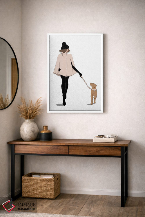 تابلو دکوراتیو قدم زنی پاییزی اثر سابینا فن - D1W