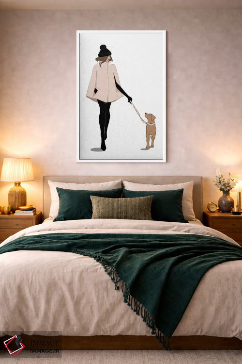 تابلو دکوراتیو قدم زنی پاییزی اثر سابینا فن - D2W