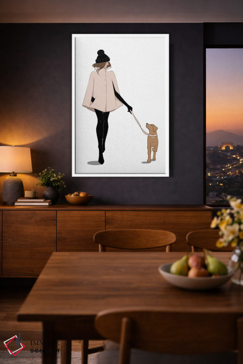 تابلو دکوراتیو قدم زنی پاییزی اثر سابینا فن - D3W