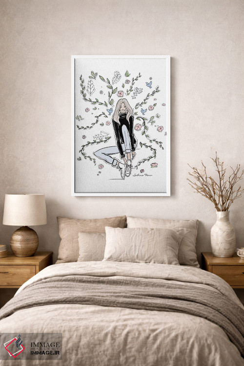 تابلو دکوراتیو رویابین کوچک اثر سابینا فن - D1W