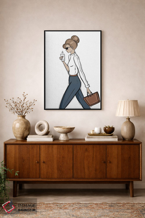 تابلو دکوراتیو بازگشت به کار اثر سابینا فن - D1B