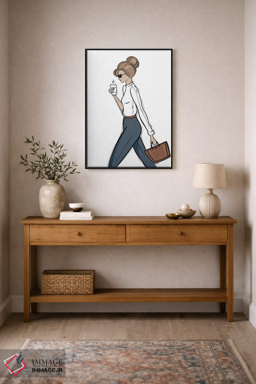 تابلو دکوراتیو بازگشت به کار اثر سابینا فن - D2B